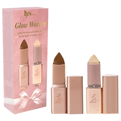 Mini Glow Worthy Light Bronzer and Highlighter 2-Piece Set